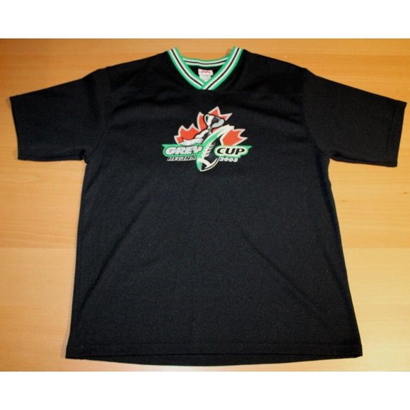 CFL Canadian Football League Grey Cup Regina 2003 Jersey Youth  XL 20 MighyMac - Picture 1 of 4